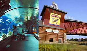 Nebraska - Henry Doorly Zoo Aquarium and Archway Monument